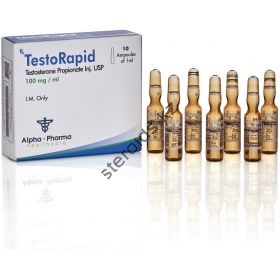Тестостерон пропионат (TestoRapid) Alpha Pharma 10 ампул по 1мл (1амп 100 мг)