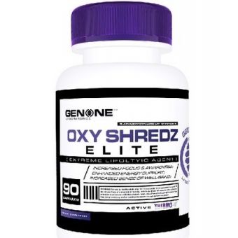 Жиросжигатель OXY SHREDZ ELITE Genone (90 капсул) - Казахстан