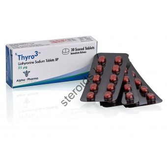 Трийодтиронин (Thyro3 Т3) Alpha Pharma 30 таблеток (1таб 25 мкг) - Казахстан